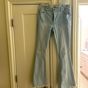 Chelsea and violet flare jeans